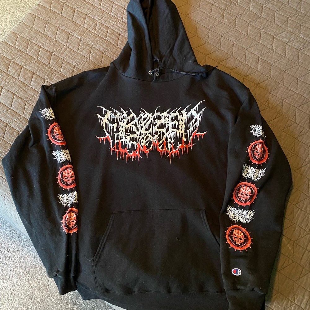 Frozen Soul Glacial Domination tour hoodie XXL